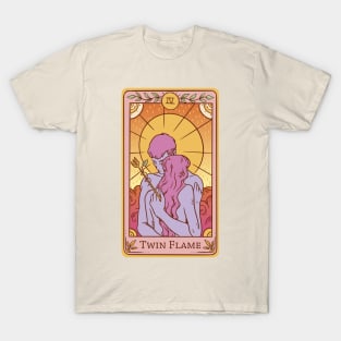 Twin Flame Love Tarot Card T-Shirt